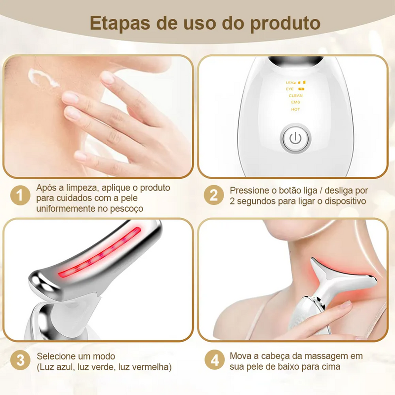 Ultra Rejuvenescedor Facial e Redutor de Papada a Laser - Beauty Skin®️