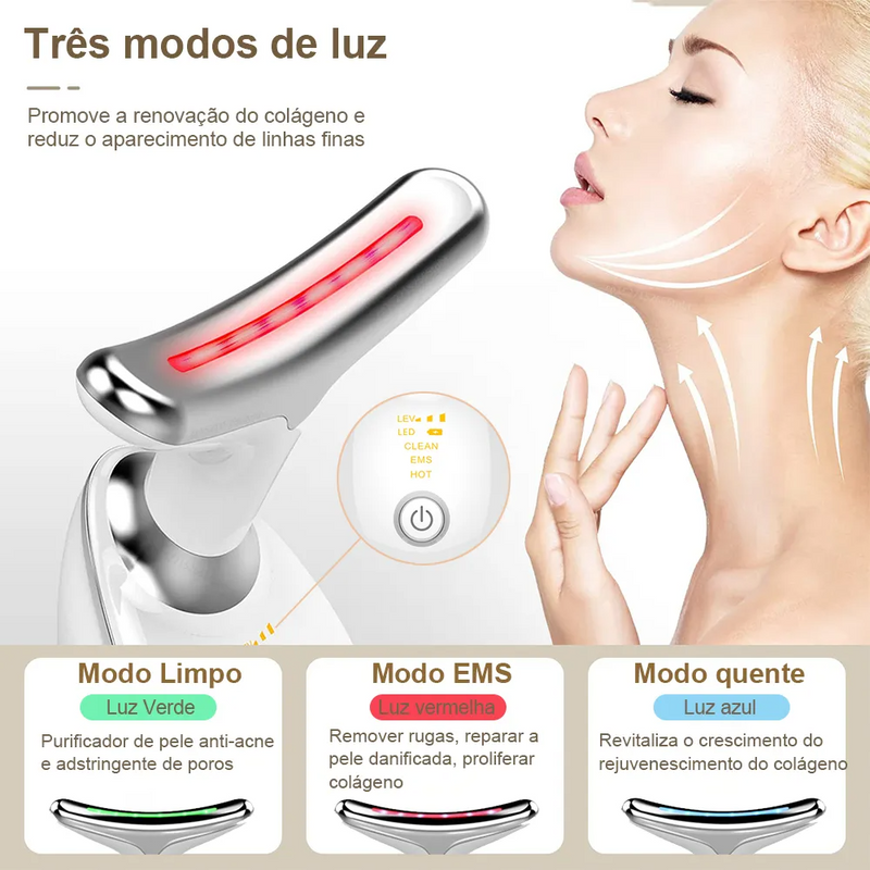 Ultra Rejuvenescedor Facial e Redutor de Papada a Laser - Beauty Skin®️