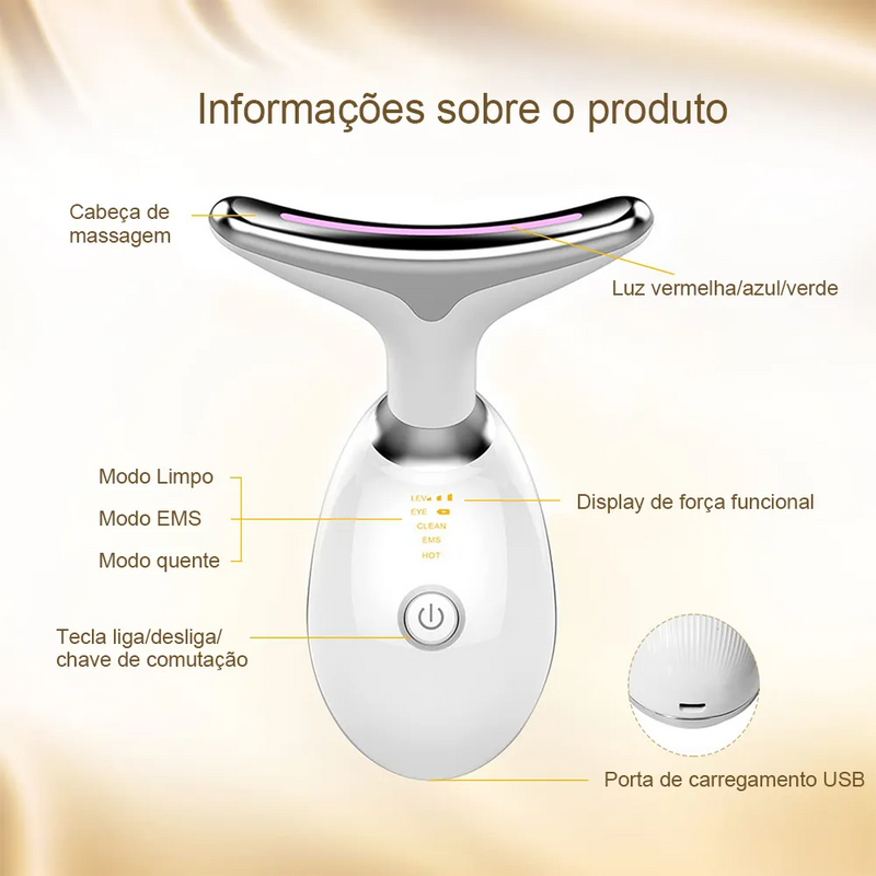 Ultra Rejuvenescedor Facial e Redutor de Papada a Laser - Beauty Skin®️