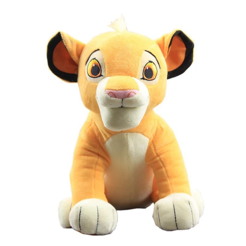 Pelúcia Rei Leão Disney Store Simbá e Nala Filhotes Brinquedo 30cm