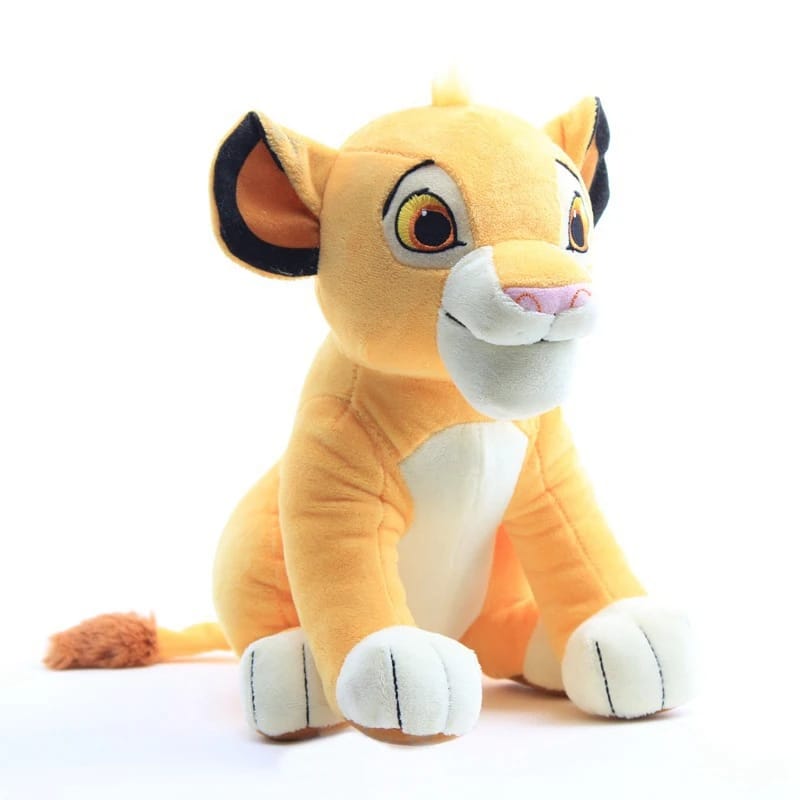 Pelúcia Rei Leão Disney Store Simbá e Nala Filhotes Brinquedo 30cm