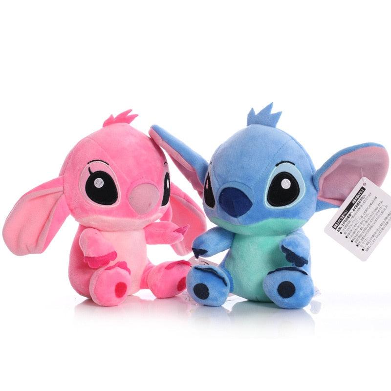 Pelúcia Disney Store Lilo & Stitch Infantil Brinquedo - Stitch e Angel 20cm - Lojas Morangoni