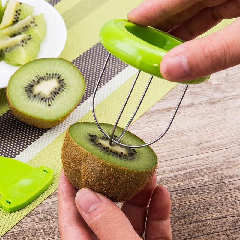 Cortador e Descascador de Frutas/Kiwi Prático - Cozinha Inteligente - Lojas Morangoni