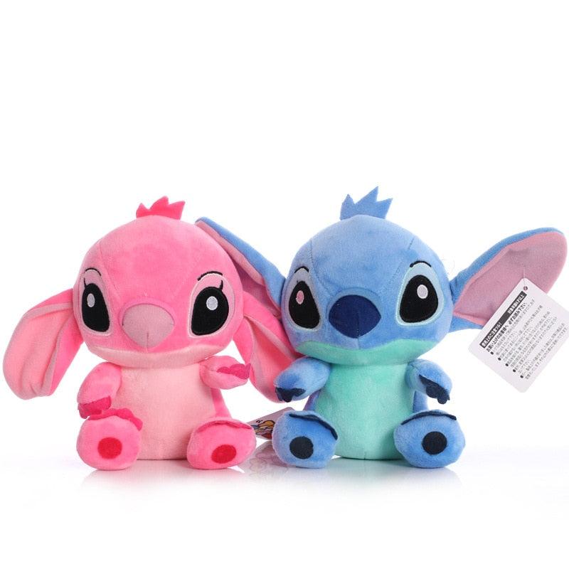 Pelúcia Disney Store Lilo & Stitch Infantil Brinquedo - Stitch e Angel 20cm - Lojas Morangoni