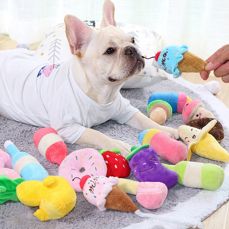 Brinquedo de Pelúcia para Cães Resistente a Mordidas - Super Macios