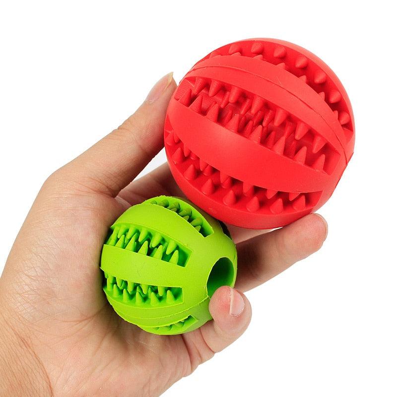 Brinquedo Pet Bolinha com Porta Petisco Interativa Anti Stress - Limpeza Bucal - Lojas Morangoni