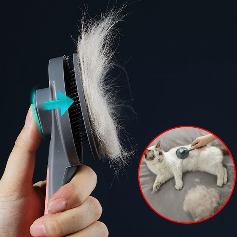 Escova Removedora de Pelos Para Cães E Gatos BrushPet®️