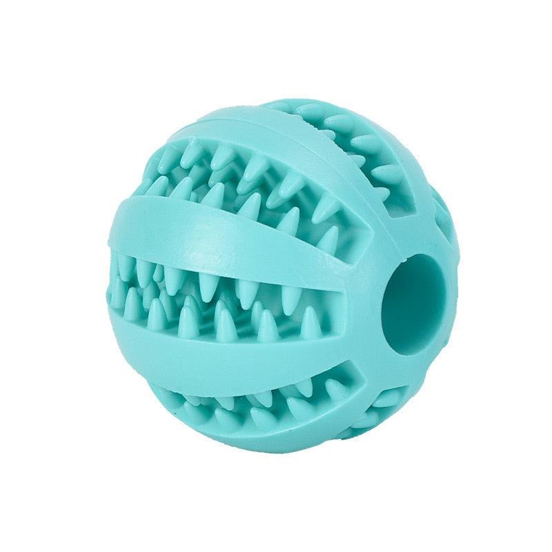 Brinquedo Pet Bolinha com Porta Petisco Interativa Anti Stress - Limpeza Bucal - Lojas Morangoni